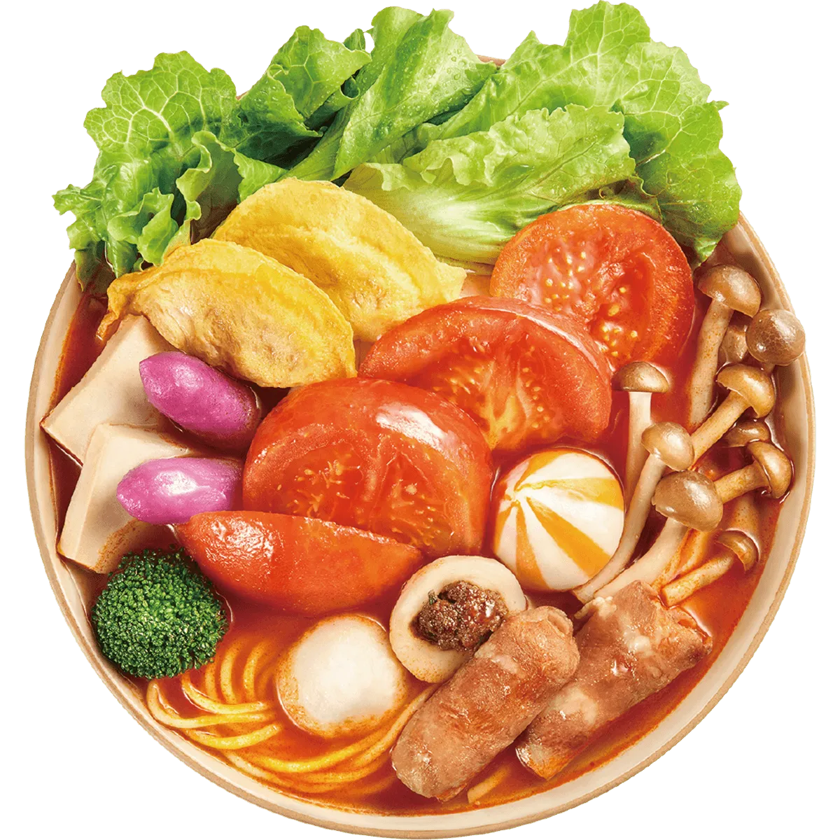 Süß-saure TomatenbrüheFrisch, spritzig und perfekt ausbalanciert – ein Geschmack, der jedes Verlangen stillt.